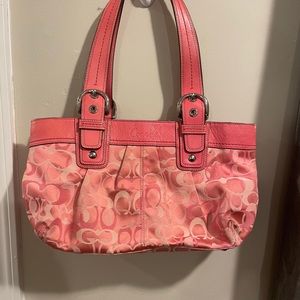 Coach Large Pink Bag